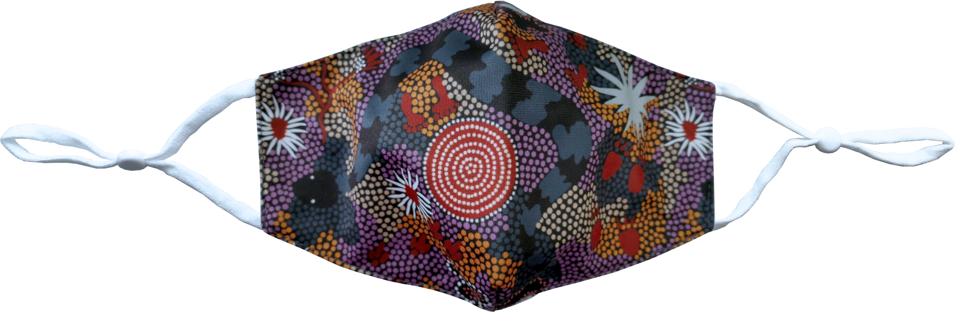Bulurru Face Mask Adjustable Aboriginal Designs - 8 Designs To Choose From - fair-dinkum-gifts