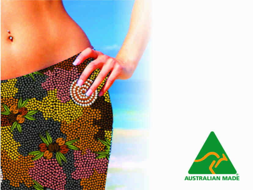 Homespun Cotton Sarongs featuring Aboriginal Art - Fair Dinkum Gifts