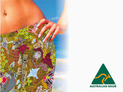 Homespun Cotton Sarongs featuring Aboriginal Art - Fair Dinkum Gifts