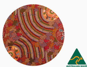 Art Down Under Aboriginal Round Tablecloth