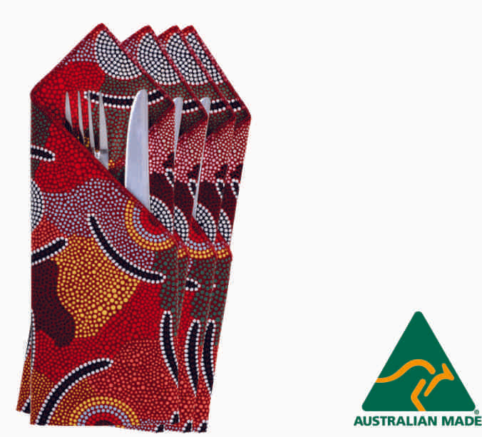 Art Down Under Aboriginal Napkins (Set of 4)