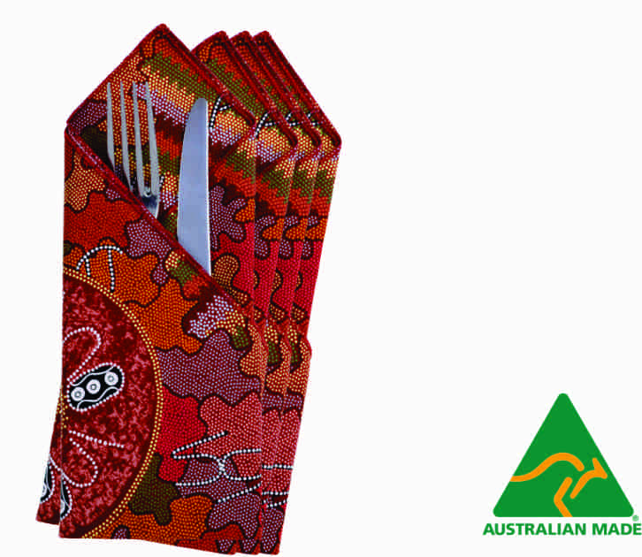 Art Down Under Aboriginal Napkins (Set of 4)