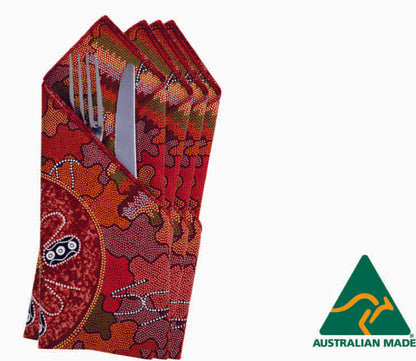 Art Down Under Aboriginal Napkins (Set of 4)