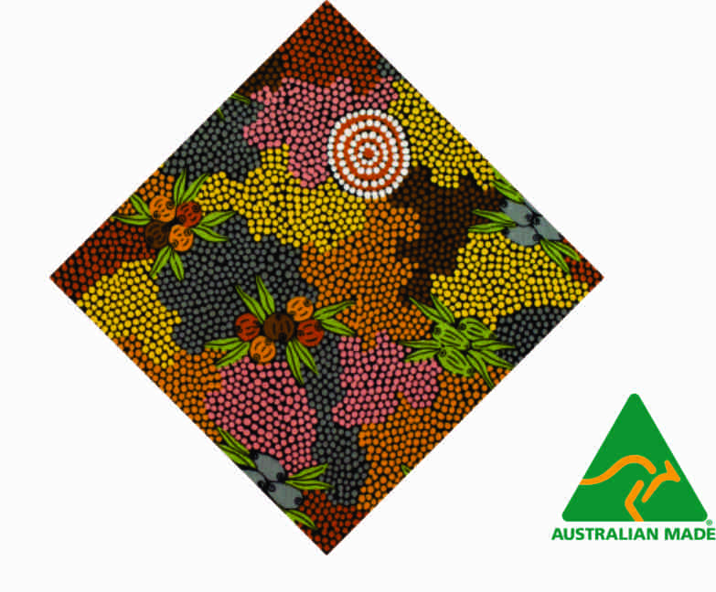 Art Down Under Aboriginal Handkerchief