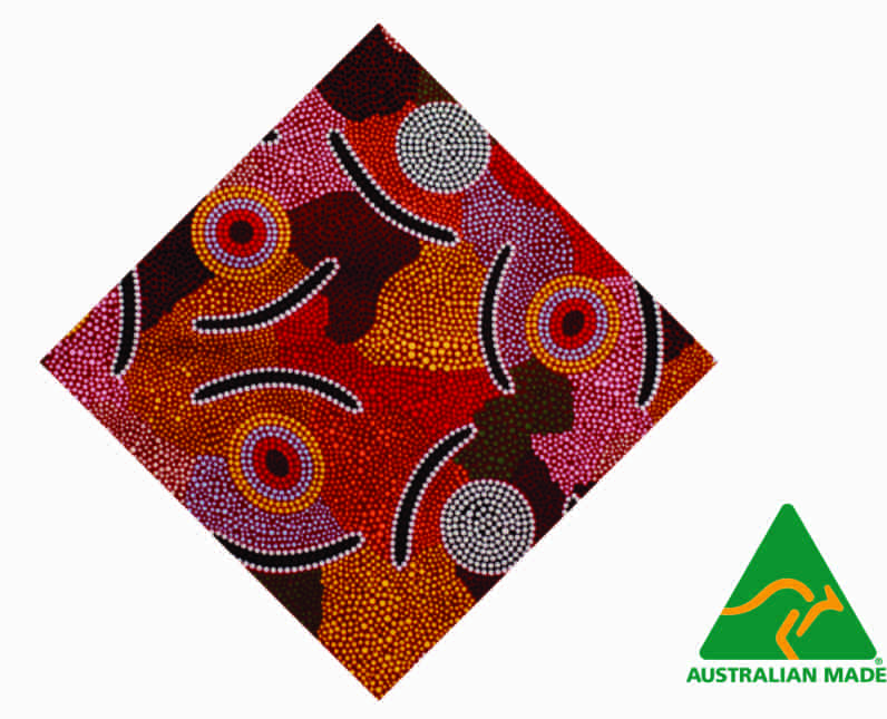 Art Down Under Aboriginal Handkerchief