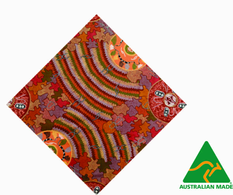Art Down Under Aboriginal Handkerchief