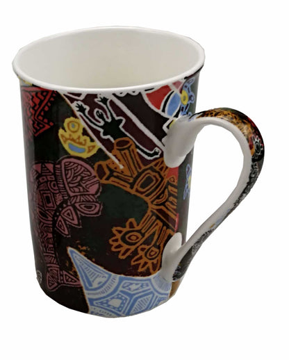 Art Down Under Tall Flair Bone China Mugs In Box