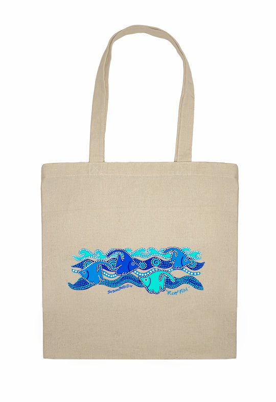 Shopping Tote Bag - Reef Fish By Susan Betts