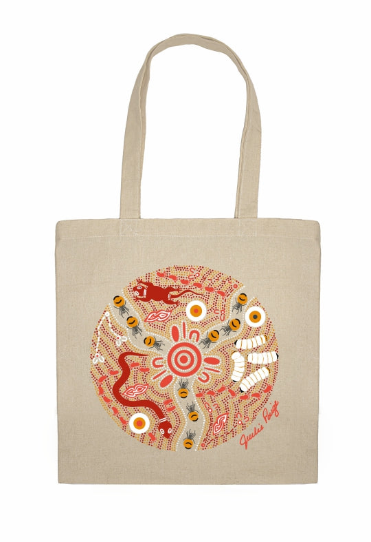 Shopping Tote Bag - Bush Tucker By Julie Paige