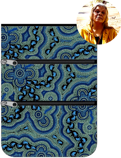 3 Compartment Zip Bag Bulurru Designs