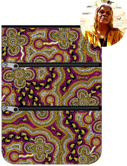 3 Compartment Zip Bag Bulurru Designs