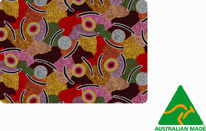 Art Down Under Aboriginal Neoprene Placemats
