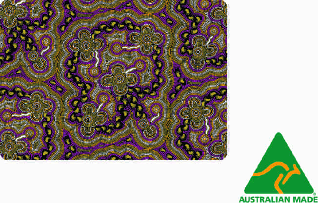 Art Down Under Aboriginal Neoprene Placemats