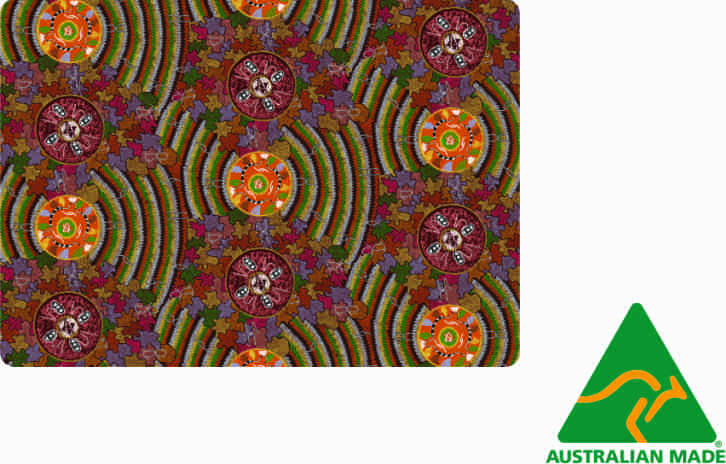 Art Down Under Aboriginal Neoprene Placemats