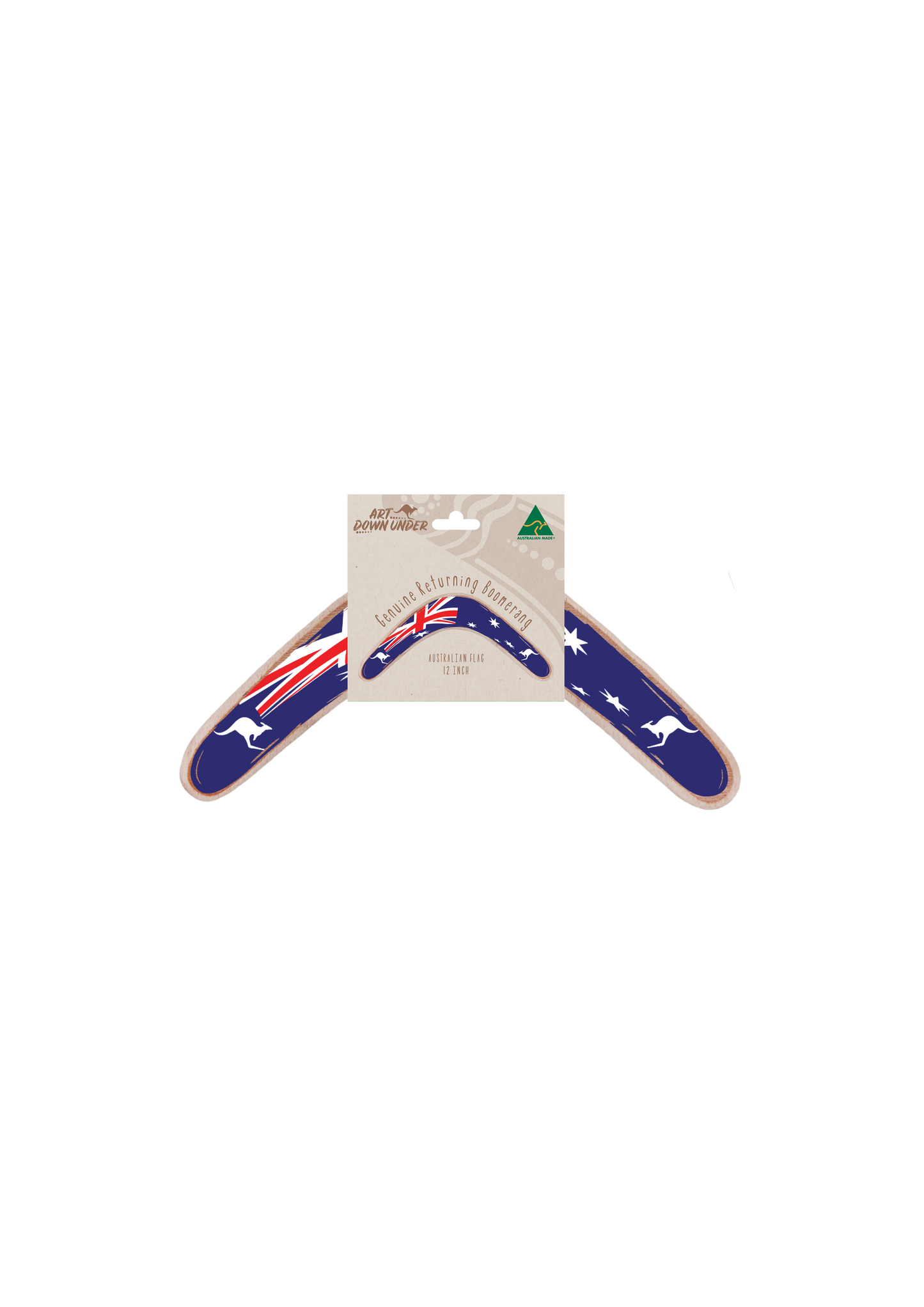 Returning Boomerang Australian Flag - Fair Dinkum Gifts