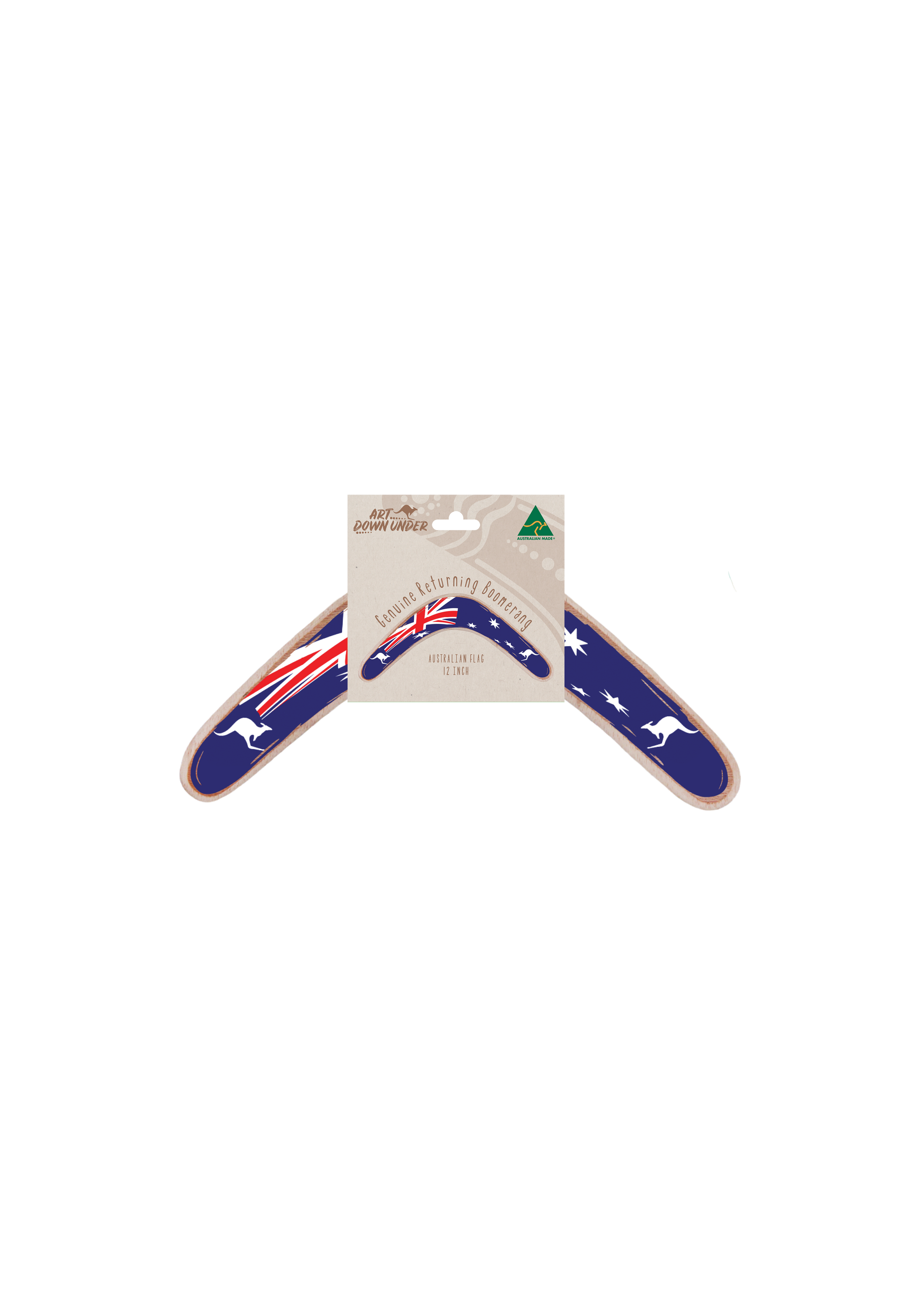 Returning Boomerang Australian Flag - Fair Dinkum Gifts