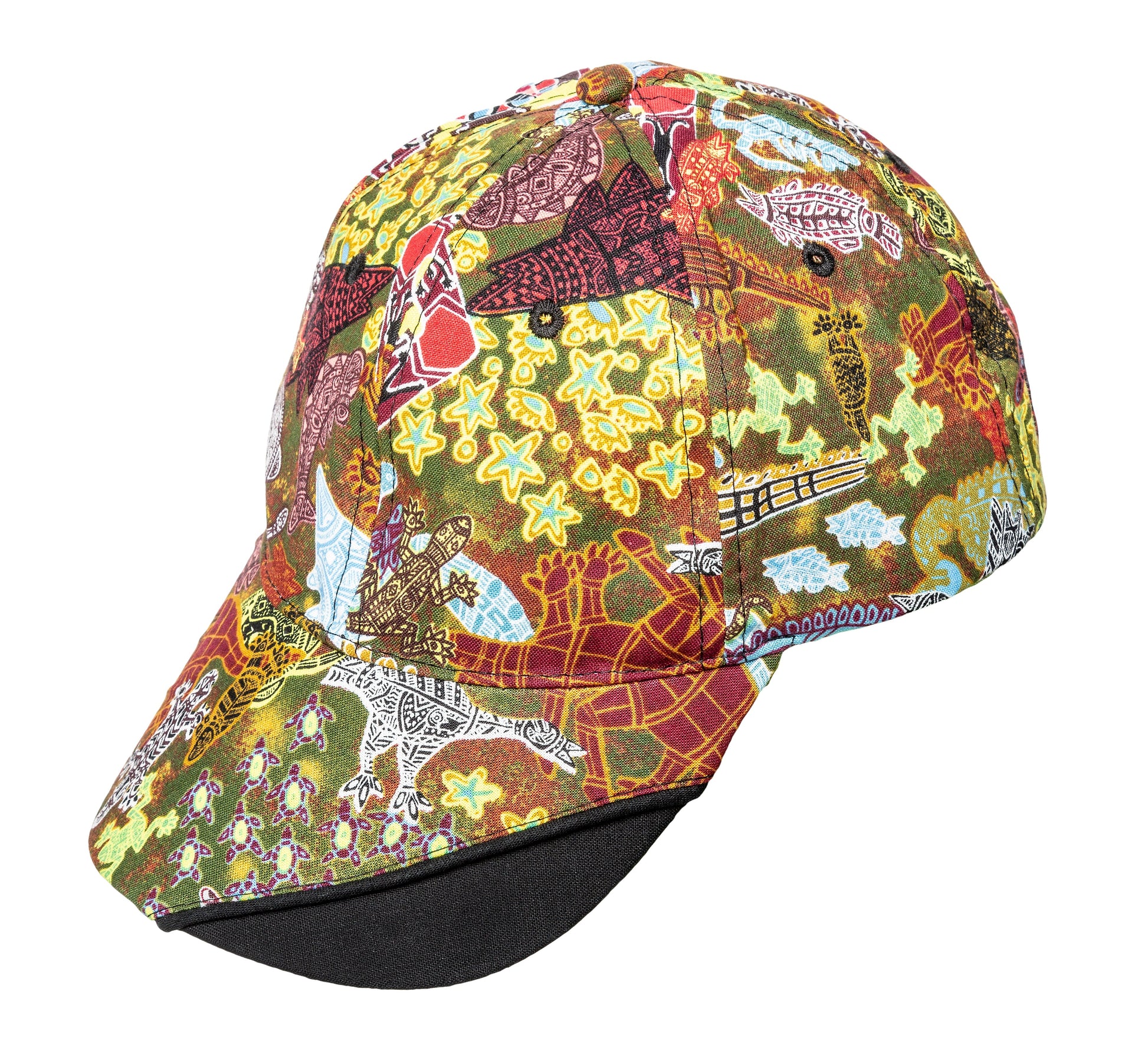 Art Down Under Cotton Baseball Caps - Fair Dinkum Gifts