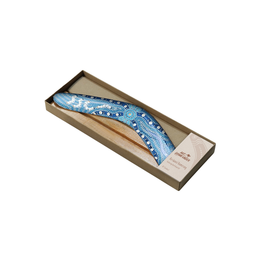 Boomerang - Bush Tucker Blue By Julie Paige