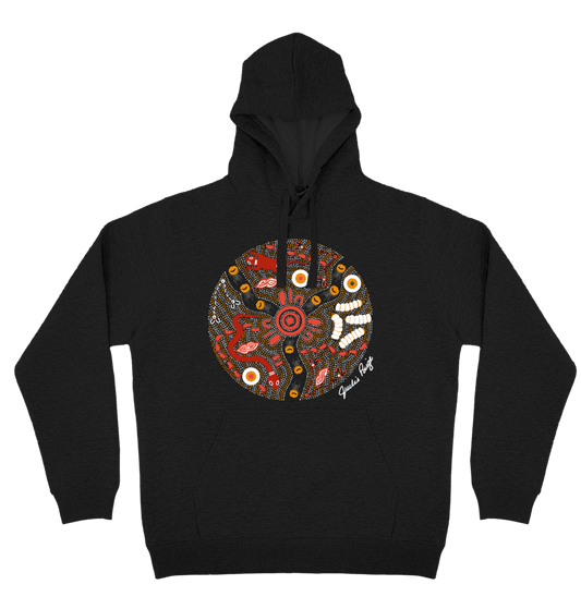 Adults Cozy Hoodie - Bush Tucker By Julie Paige