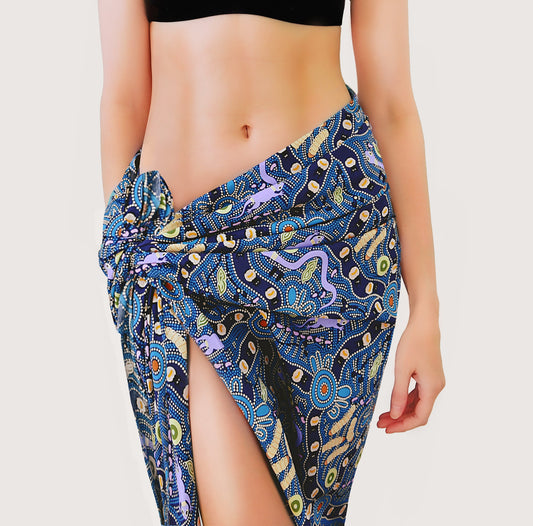 Bulurru Homespun Cotton Sarongs featuring Aboriginal Art