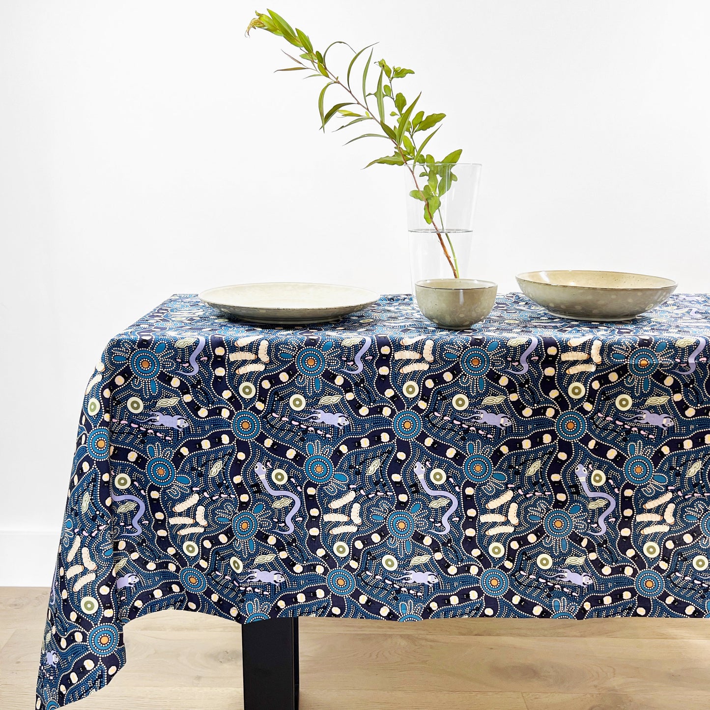 Aboriginal Rectangle Tablecloth Large - Fair Dinkum Gifts