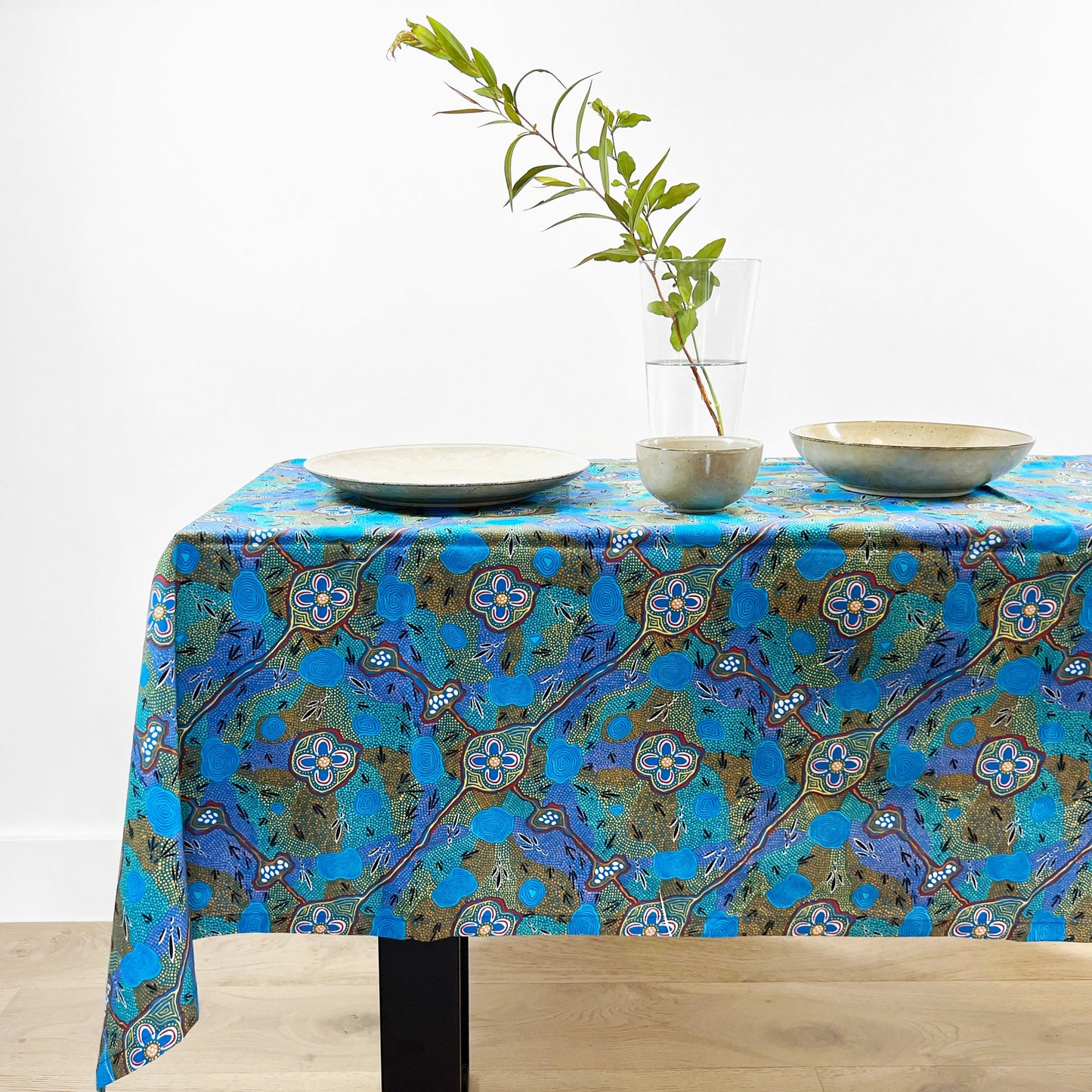 Aboriginal Rectangle Tablecloth Large - Fair Dinkum Gifts