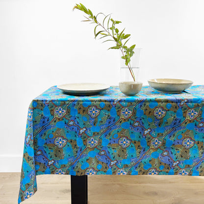 Aboriginal Rectangle Tablecloth Large - Fair Dinkum Gifts