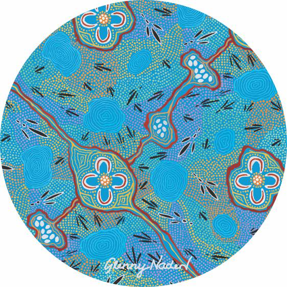 Aboriginal Ceramic Coasters By Glenny Naden - Fair Dinkum Gifts