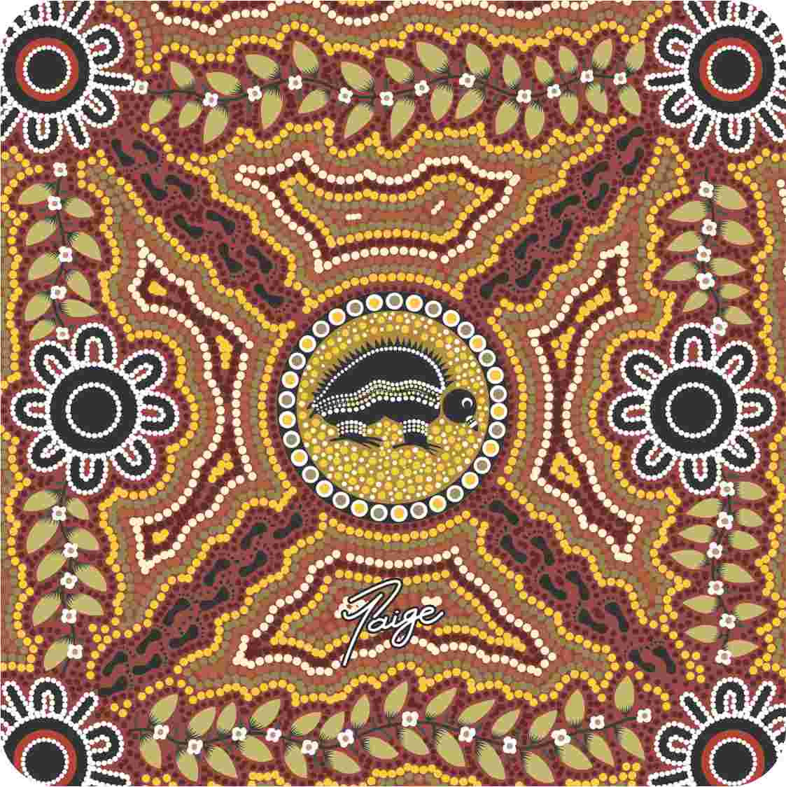 Aboriginal Ceramic Coasters By Tanita Paige - Fair Dinkum Gifts