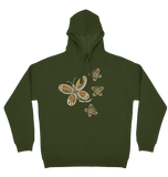 Adults Cozy Hoodie - Butterflies By Kathleen Buzzacott