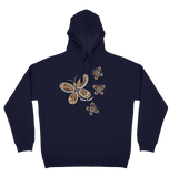 Adults Cozy Hoodie - Butterflies By Kathleen Buzzacott