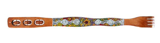 Wooden Back Scratcher - Women At Waterholes By Merryn Apma - Fair Dinkum Gifts