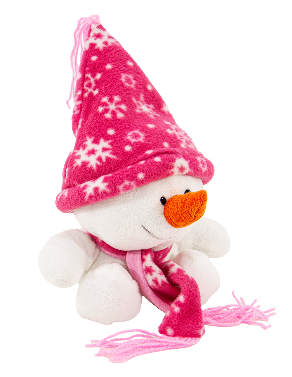 Barney Boof Snowman Plush Toy 27cm With Scarf