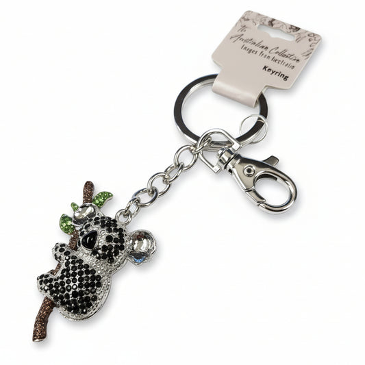 Bling Keyring Koala On A Branch