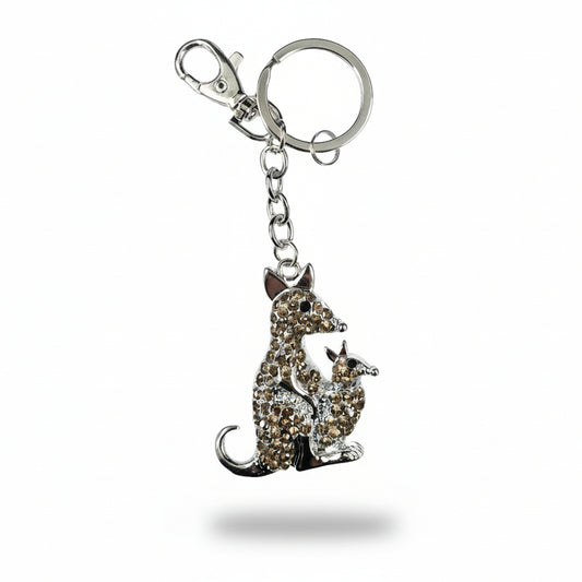 Bling_Keyring_Silver_and_Yellow