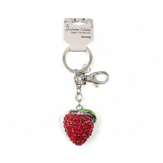 Bling Keyring Strawberry