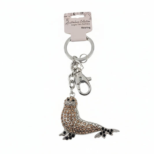 Bling keyring Sealion