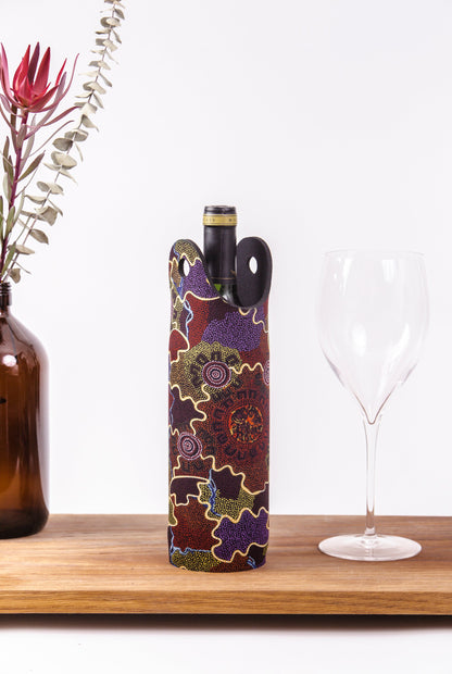Wine Bottle Holder by Merryn Apma Daley - Fair Dinkum Gifts