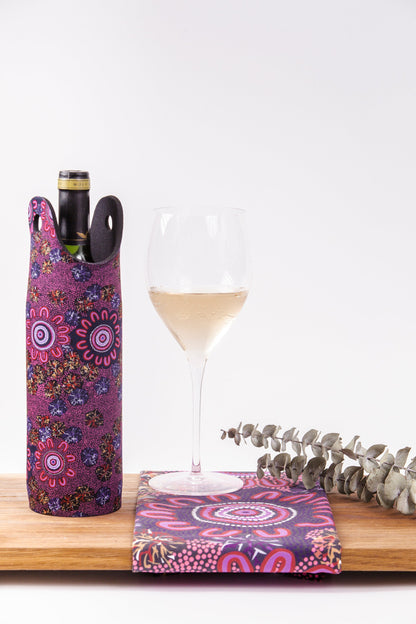 Wine Bottle Holder by Merryn Apma Daley - Fair Dinkum Gifts