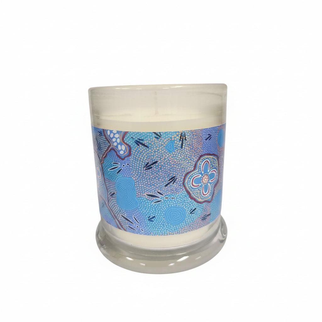Scented Candle - Bush Tucker Gathering By Glenny Naden - Fair Dinkum Gifts