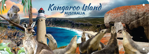 Number Plate Sign - Kangaroo Island Montage (28-42SUB-6518)