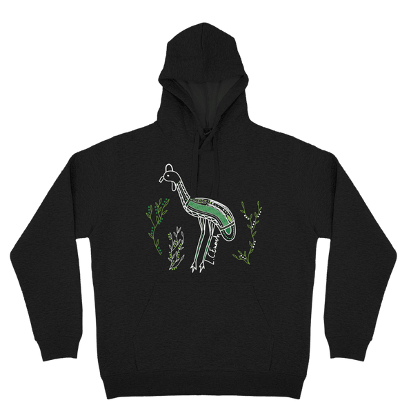 Adults Cozy Hoodie - Cassowary By Louis Enoch