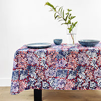Tablecloth Cindy Wallace Blue - Fair Dinkum Gifts