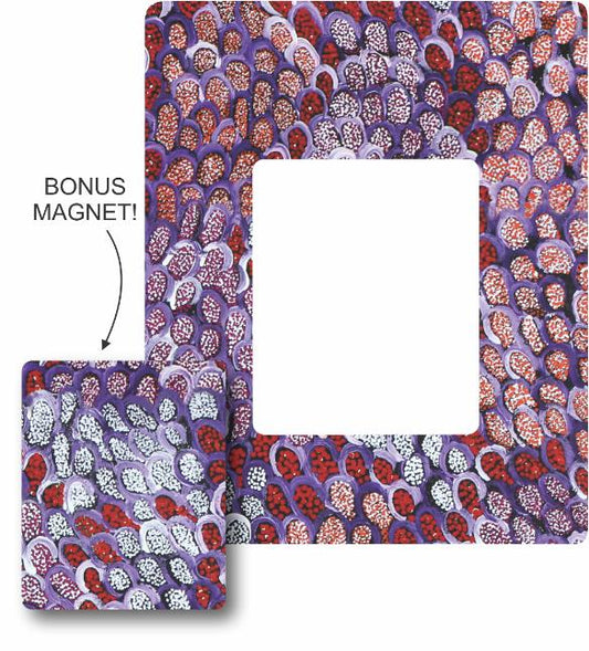 Photo Frame Magnet - Cindy Wallace (Purple)