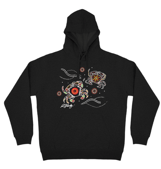 Adults Cozy Hoodie - Crabs By Alisha Pawley