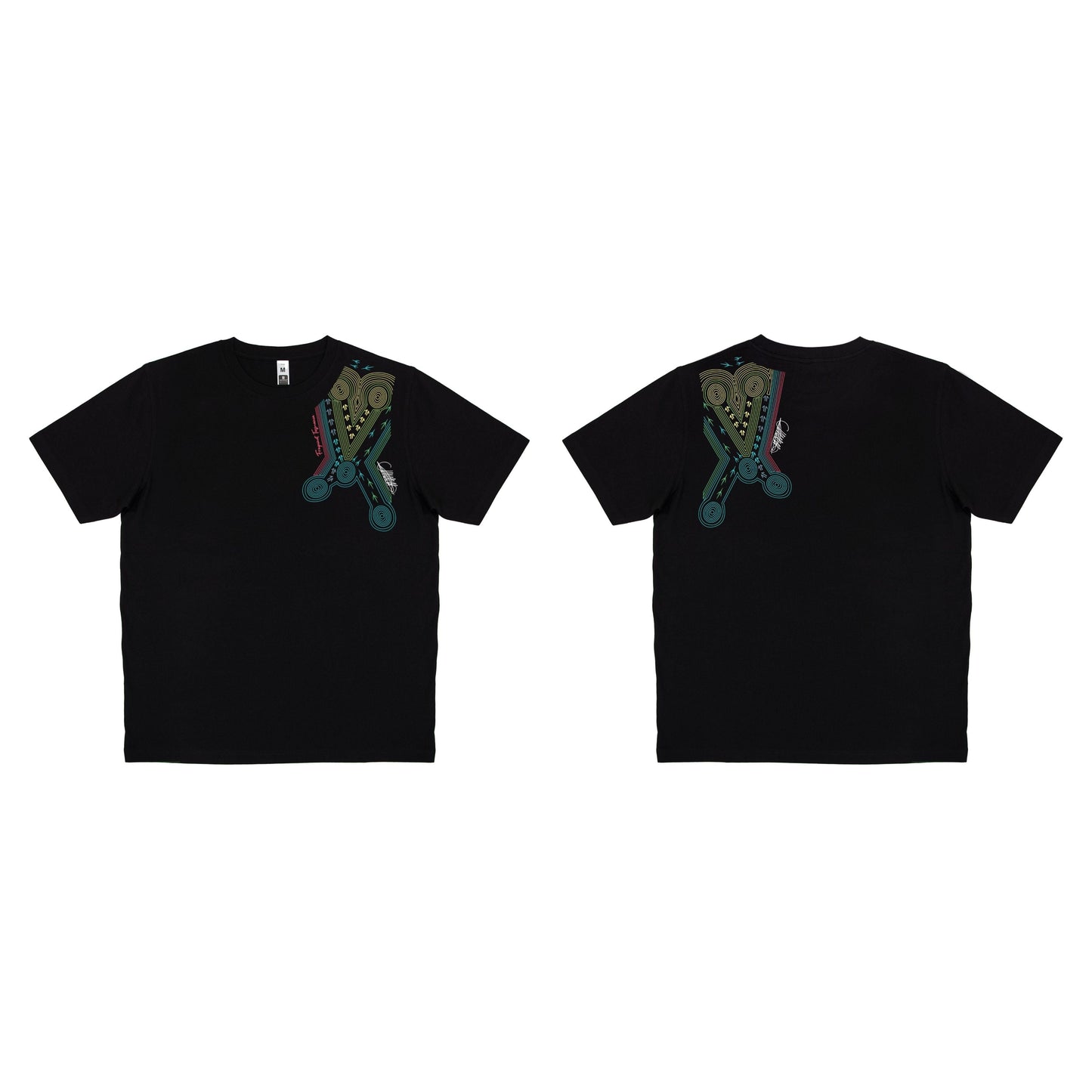 T Shirt ADULT (Black)- Tracks By Craig Everett