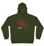 Adults Cozy Hoodie - Crayfish By Craig Everett