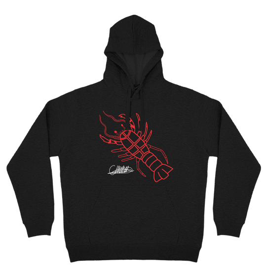 Adults Cozy Hoodie - Crayfish By Craig Everett