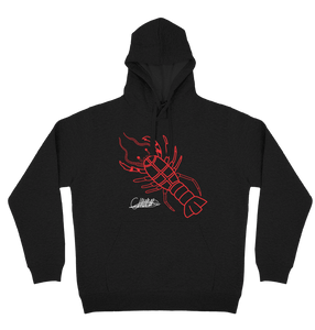 Adults Cozy Hoodie - Crayfish By Craig Everett