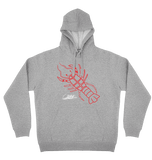 Adults Cozy Hoodie - Crayfish By Craig Everett